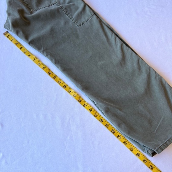 RtA Theodora ankle length army green distressed soft cotton pants - Picture 6 of 11